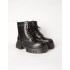 PU Lace Up Combat Style Boots