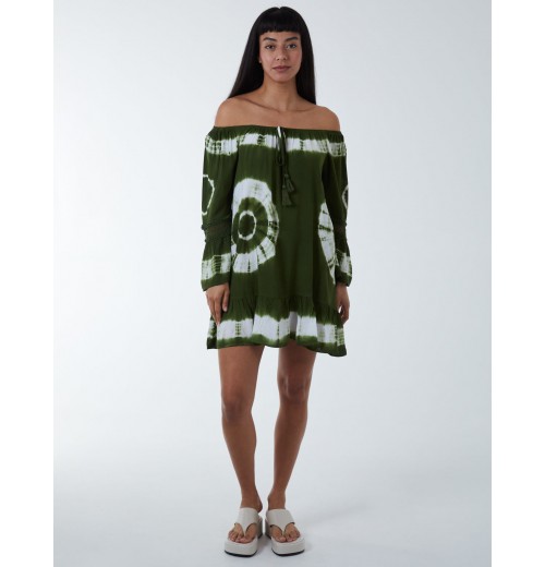 Bardot Tie Dye Tunic Dress