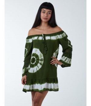 Bardot Tie Dye Tunic Dress