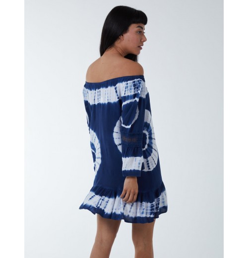 Bardot Tie Dye Tunic Dress