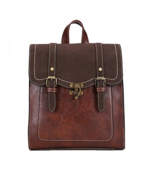 Double Buckle Flap Backpack